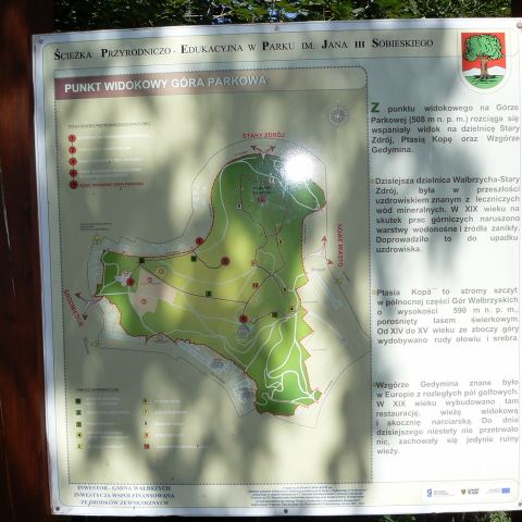 Tablica informacyjna na Górze Parkowej (Fot. krystian)