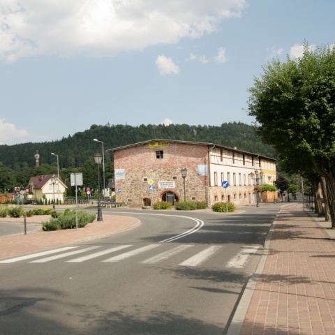 Widok na zczytnik i Zamek z centrum Szczytnej (Fot. krystian)