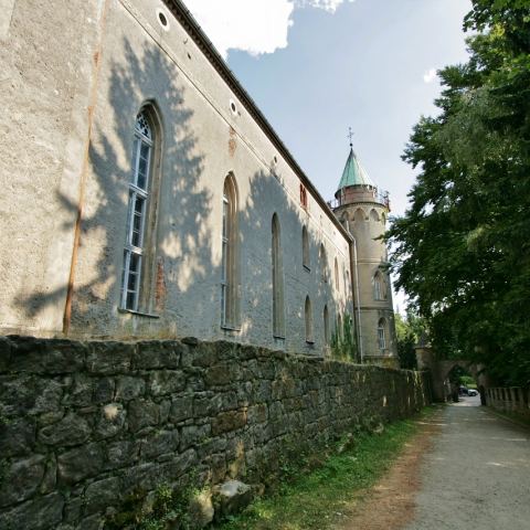 Zamek Leśny Kamień (Leśna) (Fot. krystian)